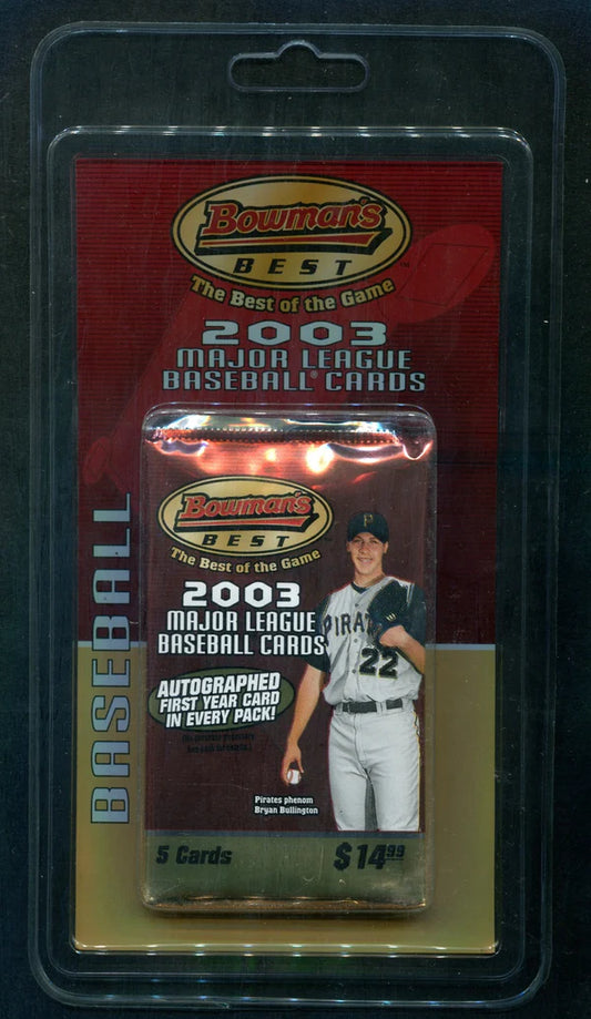 2003 Bowman's Best Baseball 5-Card Blister Pack