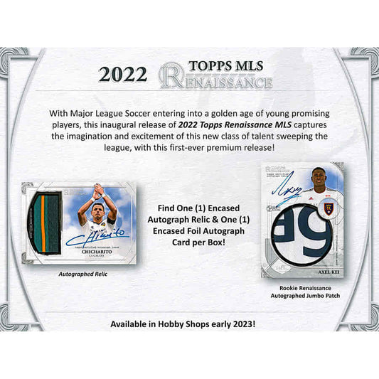 2022 Topps Renaissance MLS Hobby Box