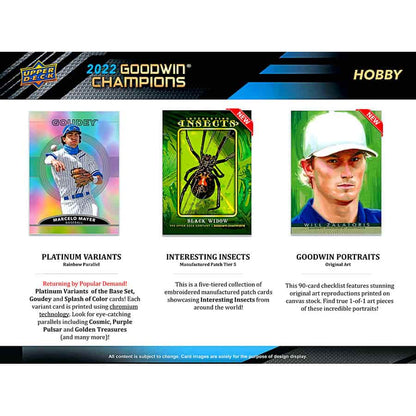 2022 Upper Deck Goodwin Champions Hobby Box