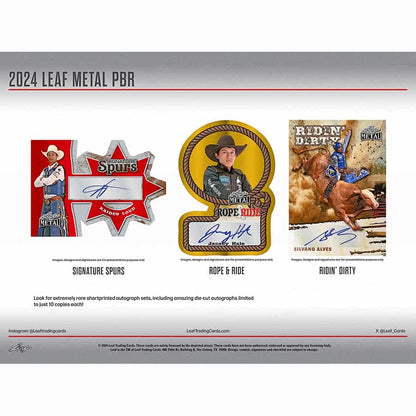 2024 Leaf Professional Bull Riders Hobby Box