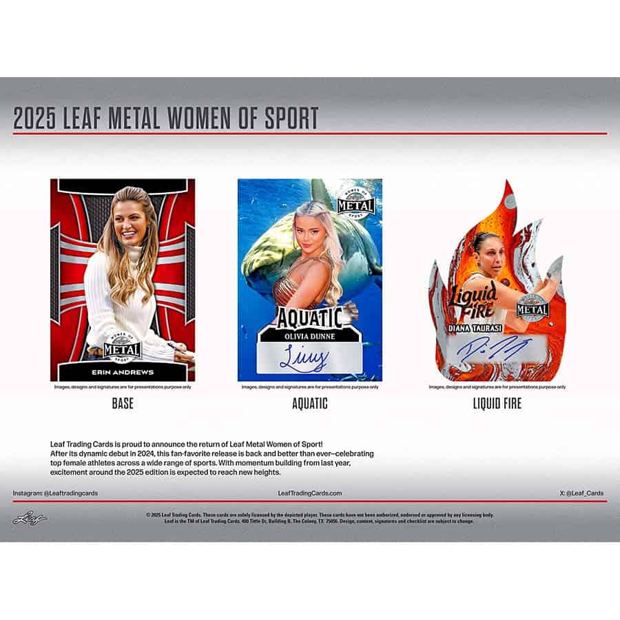 2025 Leaf Women of Sport Hobby Box