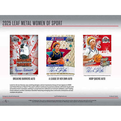 2025 Leaf Women of Sport Hobby Box
