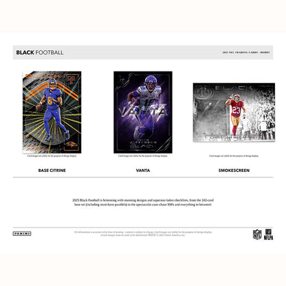 2025 Panini Black Football Hobby Box