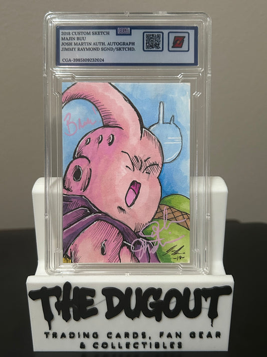 2018 Majin Buu Custom Sketch with Josh Martin Auto