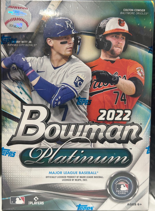 2022 Topps Bowman Platinum Baseball Blaster Box