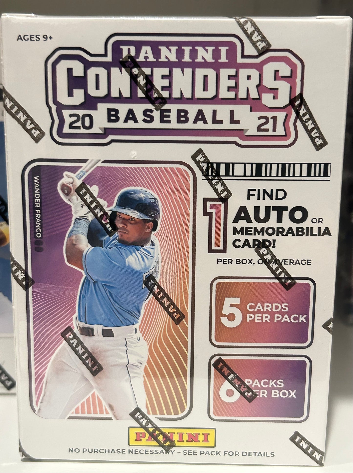 2021 Panini Contenders Baseball 6-Pack Blaster Box