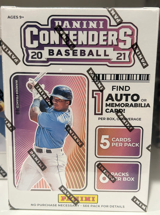 2021 Panini Contenders Baseball 6-Pack Blaster Box