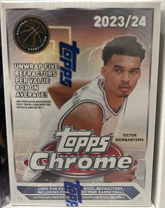 2023/24 Topps Chrome Basketball Blaster Box