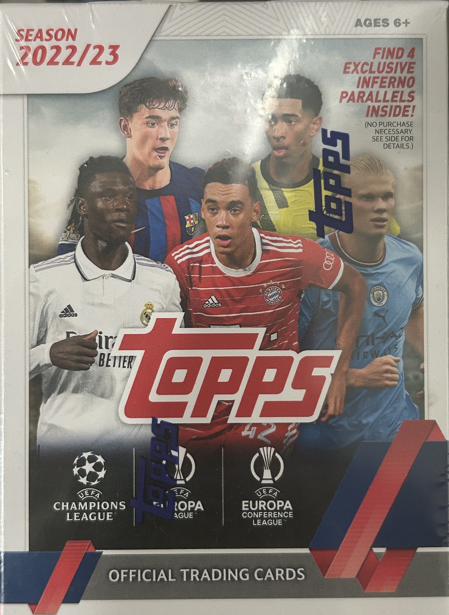 2022/23 Topps UEFA Club Competitions Soccer 7-Pack Blaster Box