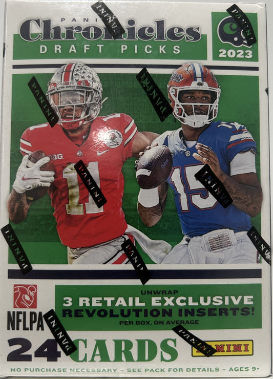 2023 Panini Chronicles Draft Football 6-Pack Blaster Box