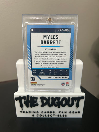 Myles Garrett Browns Patch Card
