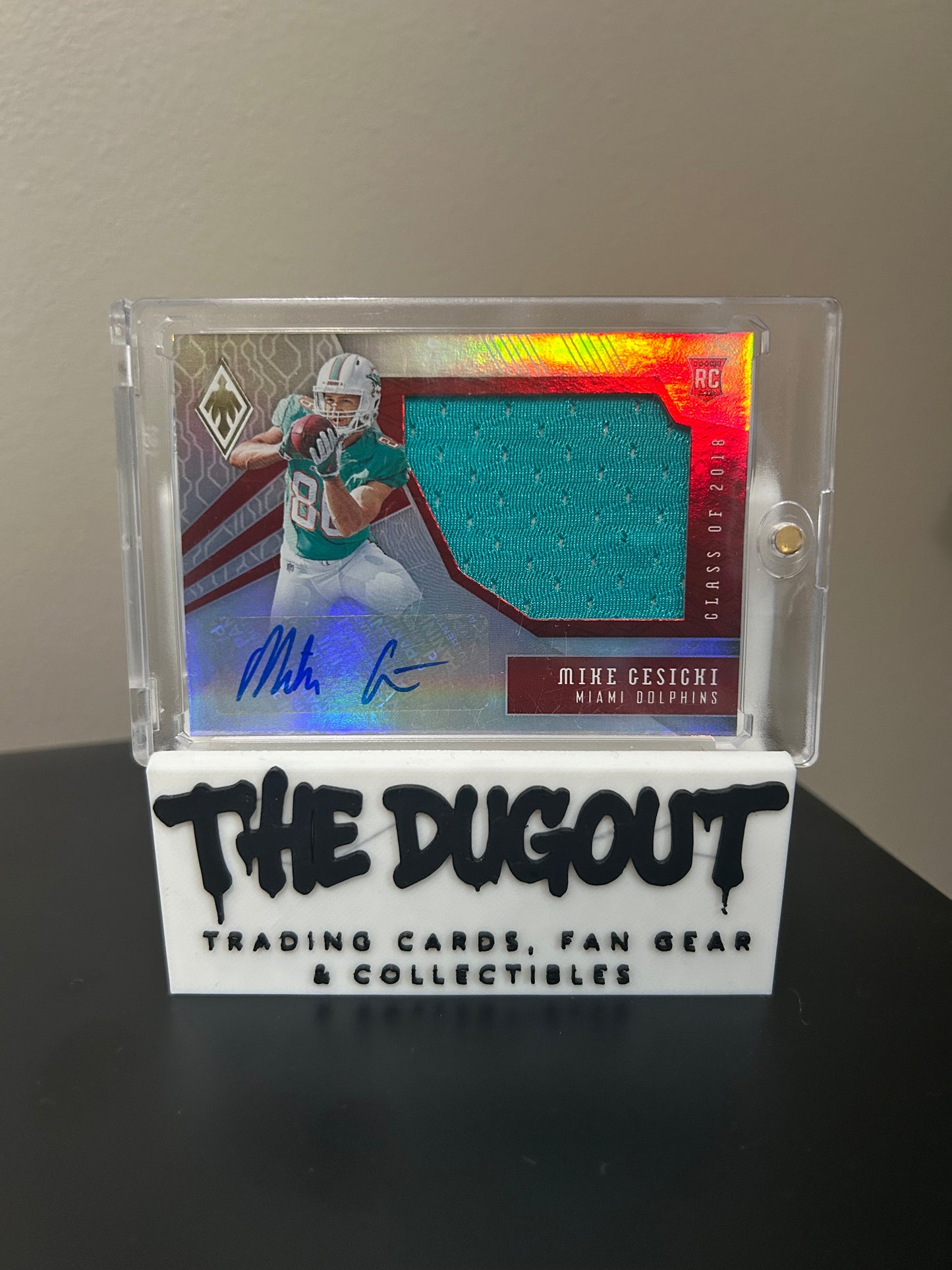 Mike Gesicki Patch Auto - Numbered