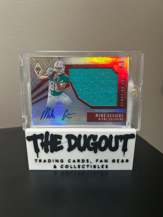 Mike Gesicki Patch Auto - Numbered