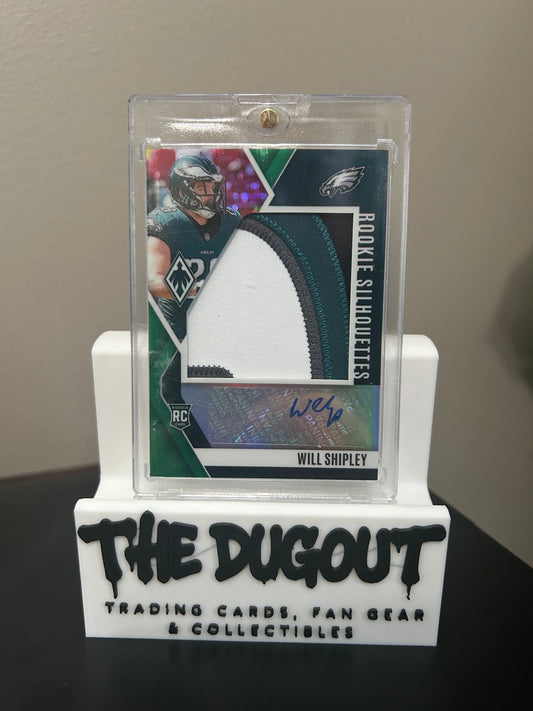 Will Shipley Eagles Jumbo Patch Auto Rookie Card - Numbered